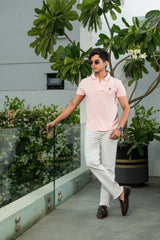 Polo Embroidered - Pale Pink